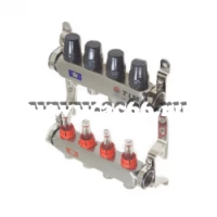 Коллект. группа TIM из НЕРЖ. 1",  5вых 3/4", с расход. (KDS5005)