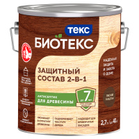 Состав защитный 2-в-1 Биотекс Лесной каштан 2,7л