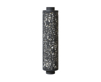 Экономайзер ИзиСтим (каменка натрубная) нержавеющий Хохлома ф120мм L=700 мм черный