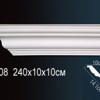 AB108F Карниз гладкий гибкий