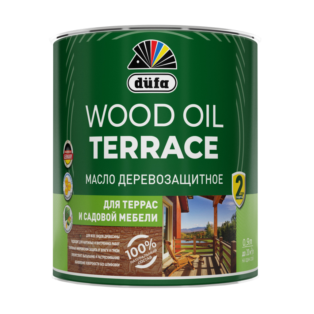 Dufa Масло Wood OIL Terraсe палисандр  0,9л