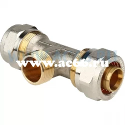 Тройник 26х3/4"х26 н/р АРЕ (обжим) 733L