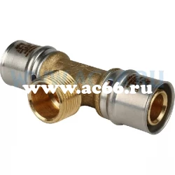 Тройник 26х3/4"х26 н/р АРЕ (пресс) АР133