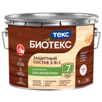 Состав защитный 2-в-1 Биотекс Беленый дуб 9л