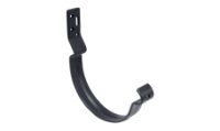 Крюк короткий (полоса) GL PU 150/100 мм металличес (RAL 7024)