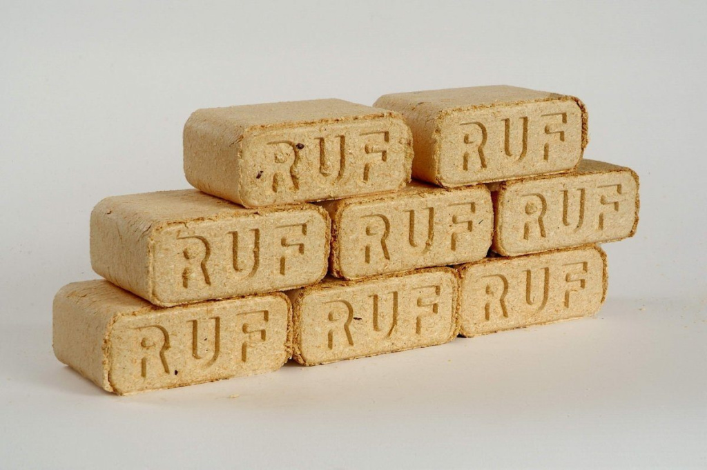Брикеты топливные щепа RUF (10кг)
