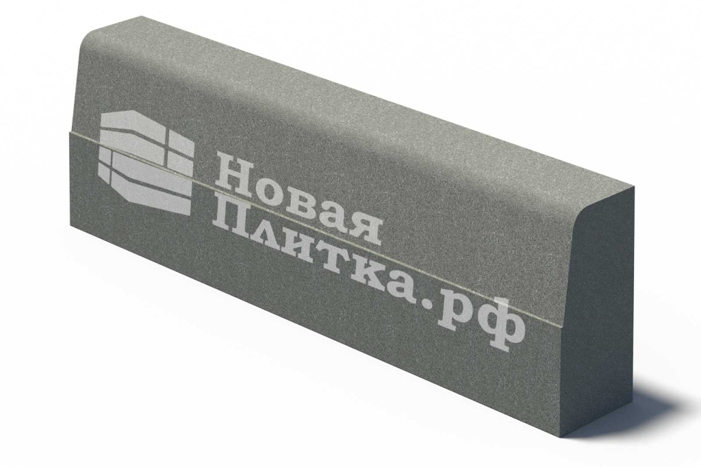 Дорожный бордюр БР 100х30х15 Серый Дедогор