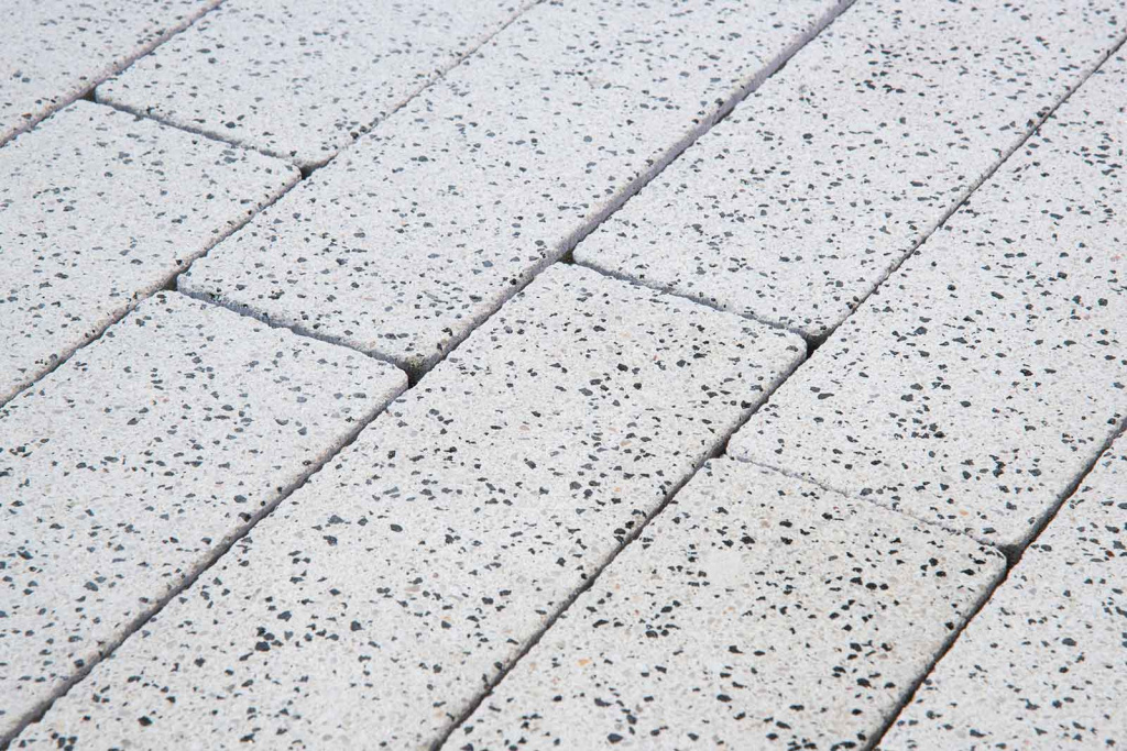Тротуарная плитка Готика Granite FINERRO, Покостовский, Квадрат, 500х500х120 мм