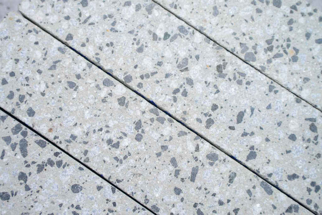Тротуарная плитка Готика Granite FINERRO, Грис-Парга, Квадрат, 400х400х100 мм