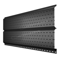 Софит МЕТАЛЛ ПРОФИЛЬ Lбрус-15х240 (VikingMP-01-9005-0.45)