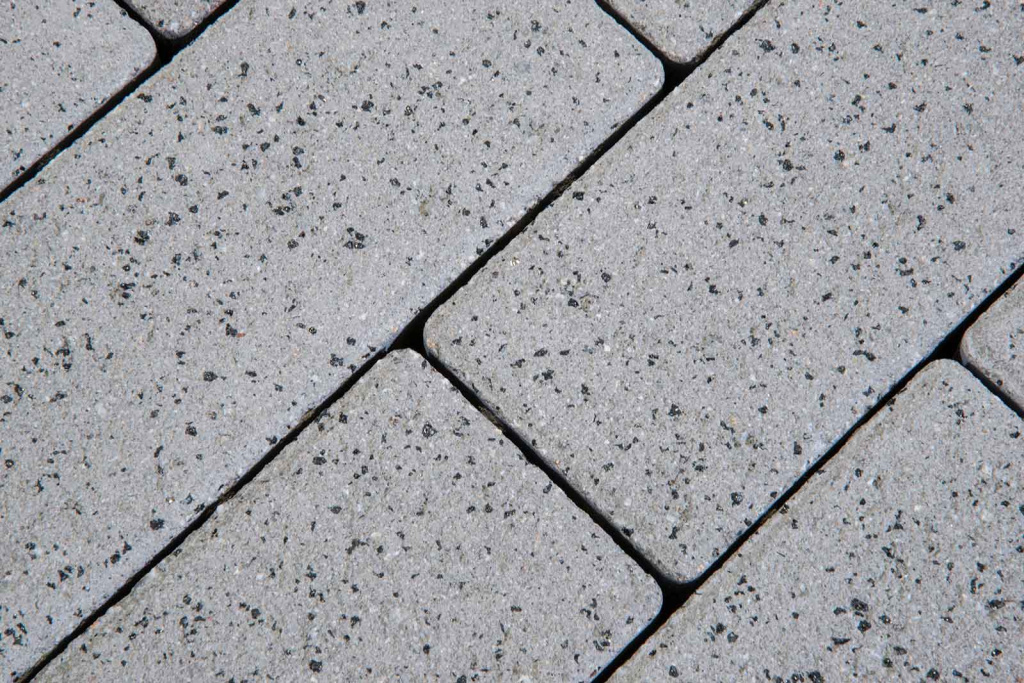 Тротуарная плитка Готика Granite FERRO, Белла-Уайт, Плита, 800х400х80 мм