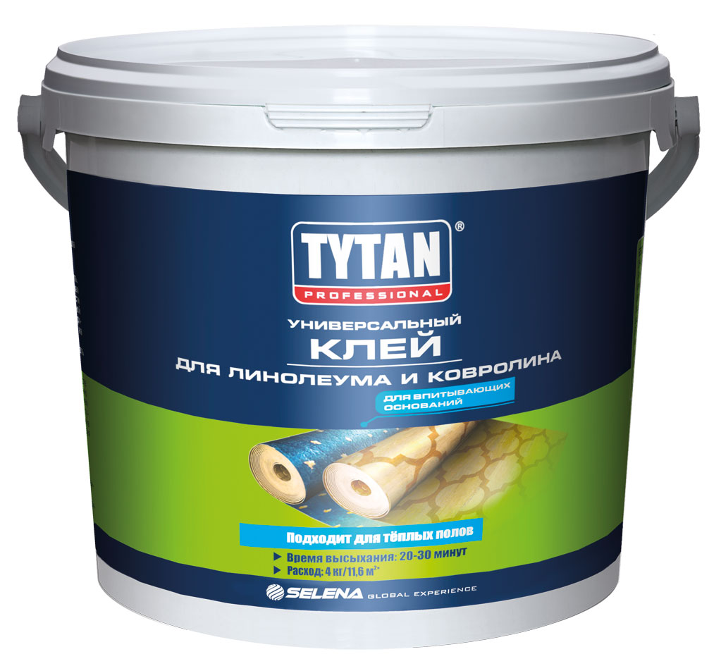 Клей для Линолеума и Ковролина  Tytan Professional 4 кг. 10825