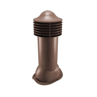 ВентТруба D-110 H-550 для м/ч утепленная Viotto (RAL 8017)