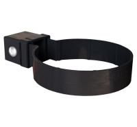 Хомут трубы Kliker Premium GL Клас-ка 120/90мм ПВХ (Чёрный)