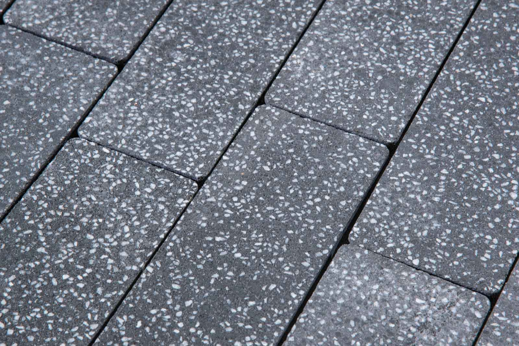 Тротуарная плитка Готика Granite FINO, Суховязкий, Плита, 600х400х80 мм