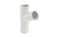 Тройник трубы GL PU 150/100 мм металлический (RAL 9003)