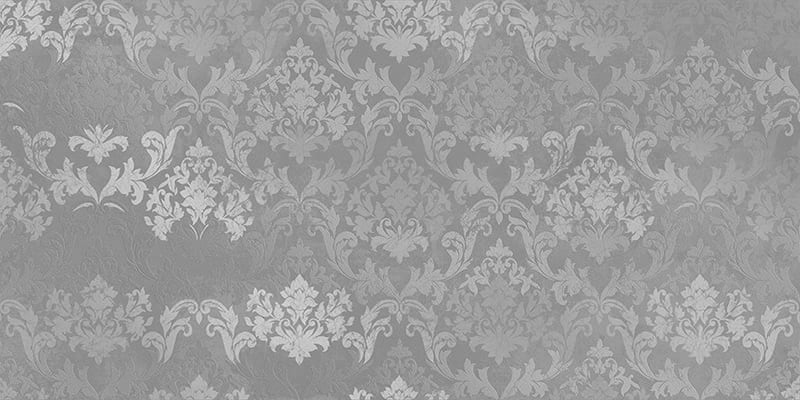 Декор настенный Luce Damasco Plata/Silver 315x630 серый