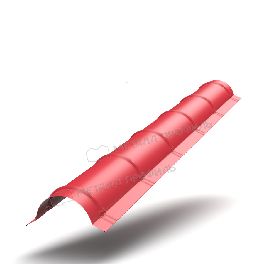 Планка конька круглого R110х2000 (ПЭ-01-3011-0.45)
