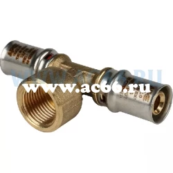 Тройник 16х1/2"х16 в/р АРЕ (пресс) АР132