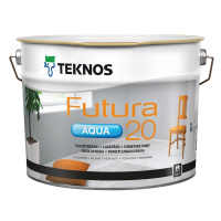 Краска по дереву и металлу FUTURA AQUA 20 (Футура Аква 20) полуматовая