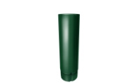 Труба соед круглая 1м GL PU 125/90 мм метал (RAL 6005)