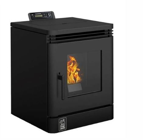 Камин воздухогрейный пеллетный ZOTA  6 кВт B6H22 black