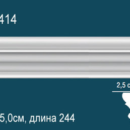 AD414 Молдинг гладкий